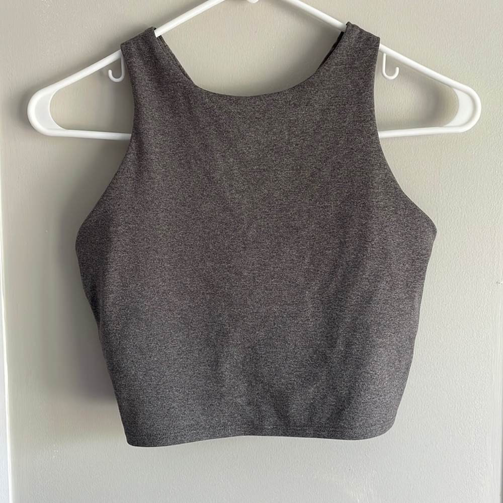 Athleta conscious crop small Grey